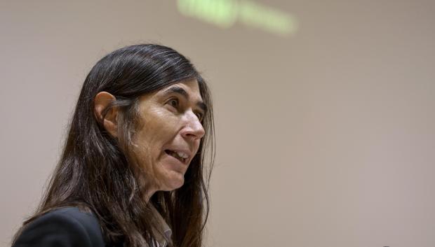 La directora científica del Centro Nacional de Investigaciones Oncológicas (CNIO), María Blasco, durante su comparecencia este martes