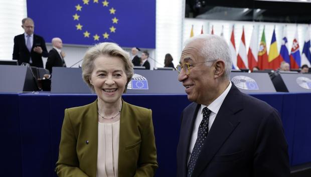 Ursula von der Leyen y Antonio Costa