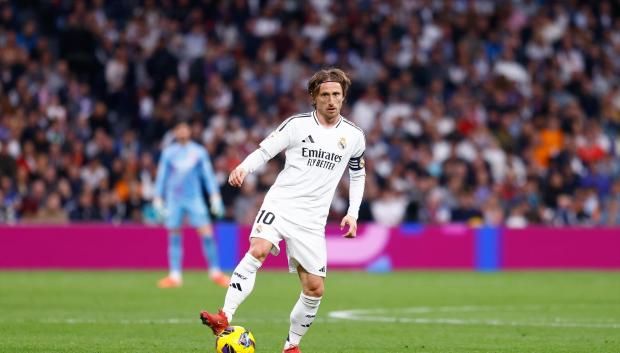 Luka Modric, en el partido ante el Girona
