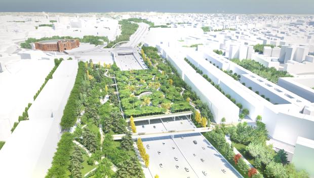 Parque de Ventas sobre la M-30