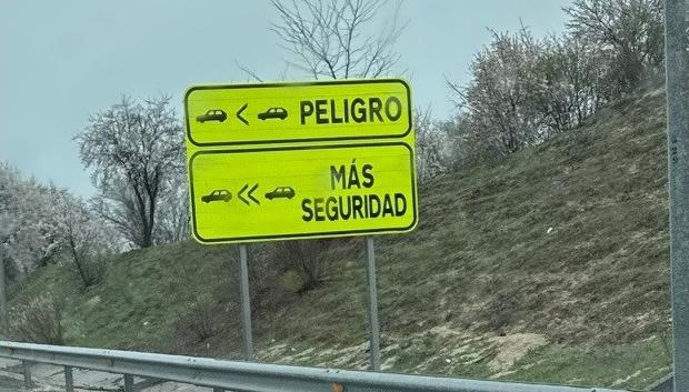 La señal de difícil comprensión