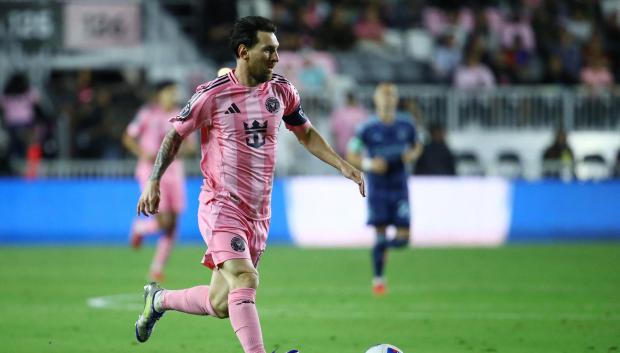 Leo Messi, en un partido con el Inter de Miami