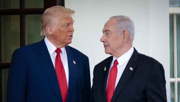Donald Trump recibe al primer ministro israelí Benjamín Netanyahu en la Casa Blanca