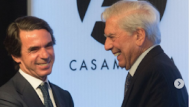 José María Aznar y Vargas Llosa