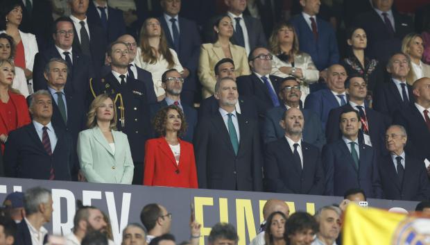 El Rey Felipe VI preside la final de la Copa del Rey que disputan Real Madrid y FC Barcelona