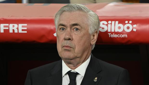 El técnico italiano del Real Madrid, Carlo Ancelotti