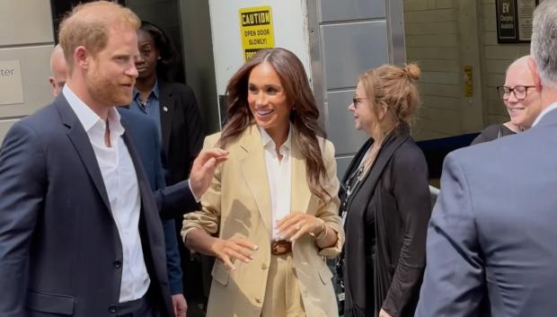 El Príncipe Harry y Meghan Markle, en Nueva York