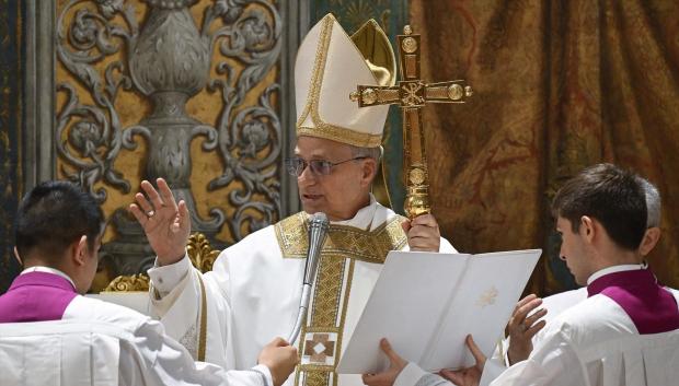 El Papa León XIV oficia su primera homilía como Sumo Pontífice