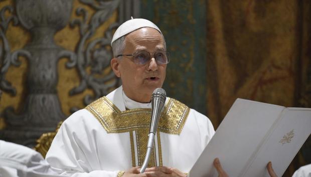 El Papa León XIV oficia su primera homilía como Sumo Pontífice