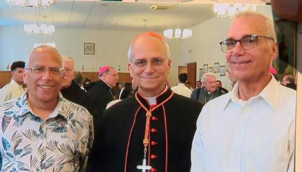 Louis, el Papa León XIV y el John Prevost