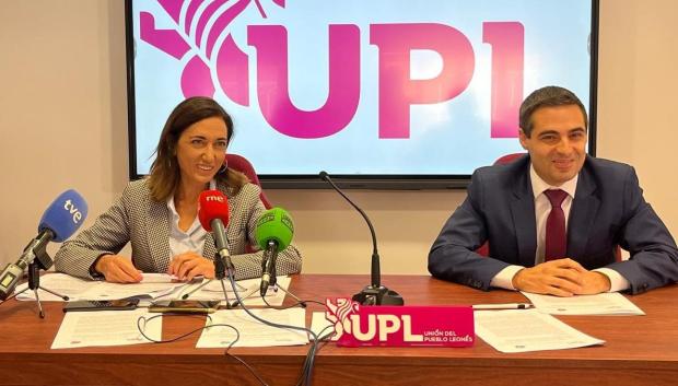 Alicia Gallego y Carlos Javier Salgado, de Unión del Pueblo Leonés