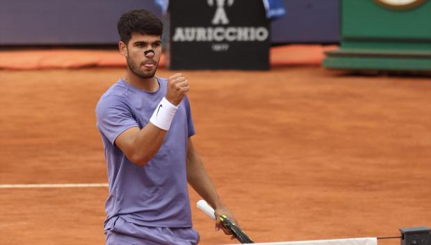 Carlos Alcaraz en el Masters 1000 de Roma