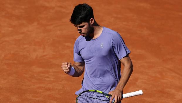 Carlos Alcaraz, en el Masters 1000 de Roma