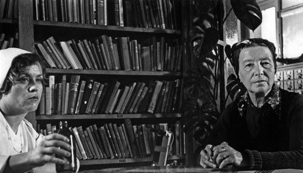 Simone De Beauvoir en 1978, Paris