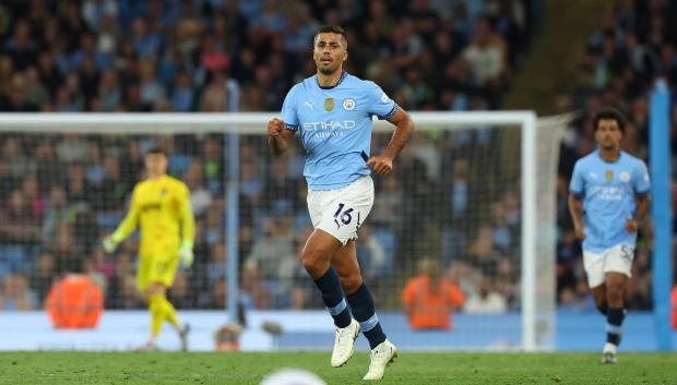 Rodri Hernández, en su regreso por lesión