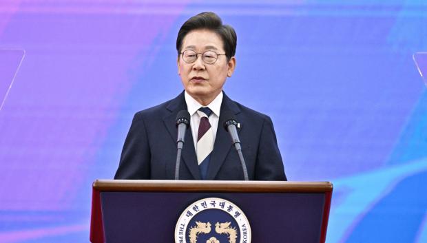 El presidente de Corea del Sur, Lee Jae-myung