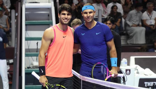 Rafael Nadal y Carlos Alcaraz, historia del tenis español