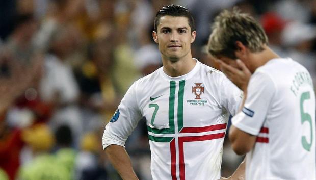 Cristiano Ronaldo tras caer en penaltis ante España