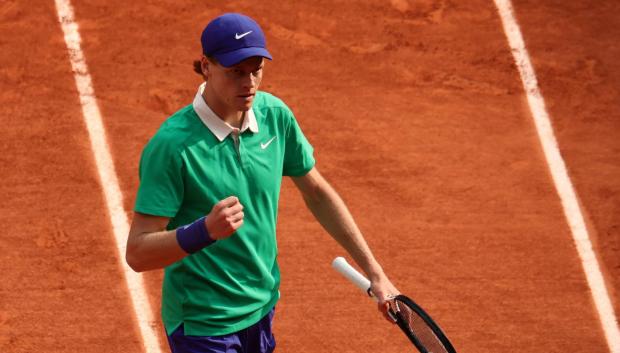 Jannik Sinner, en la final de Roland Garros