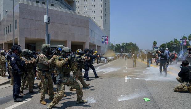 Trump ha ordenado el despliegue de 2.000 militares de la Guardia Nacional en California
