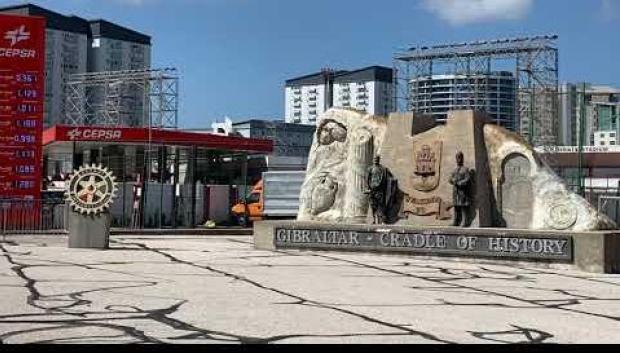 Imagen de una gasolinera en Gibraltar