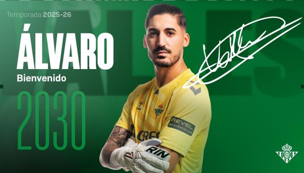 Álvaro Valles firma contrato con el Betis hasta 2030