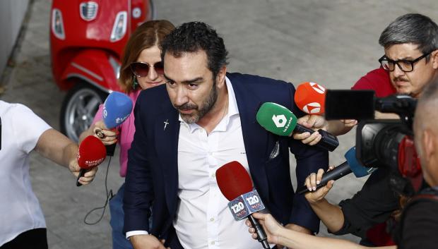 El empresario y presunto comisionista Víctor de Aldama a su llegada este miércoles al juzgado de Instrucción nº4 de Majadahonda
