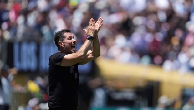 El técnico colchonero durante el Mundial de Clubes