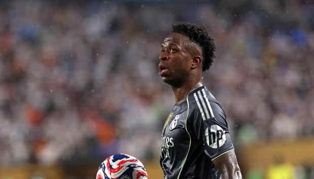 Vinicius Jr., en el partido frente al Salzburgo