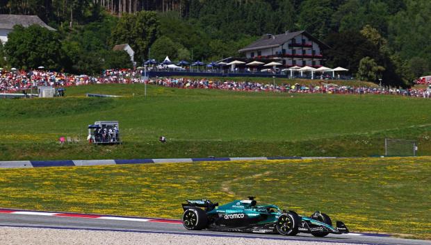 Alonso en el Gran Premio de Austria