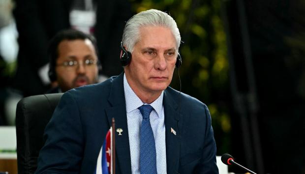 El dictador cubano, Miguel Díaz-Canel