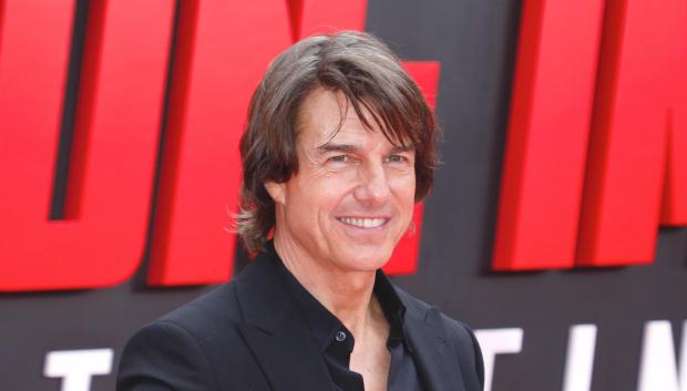 Tom Cruise en la premier de Misión Imposible: Sentencia Final (2025)