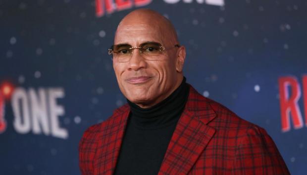 Dwayne Johnson en la premiere de Red One en Nueva York (2024)