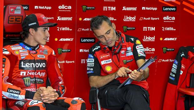 Marc Márquez en el Gran Premio de Alemania