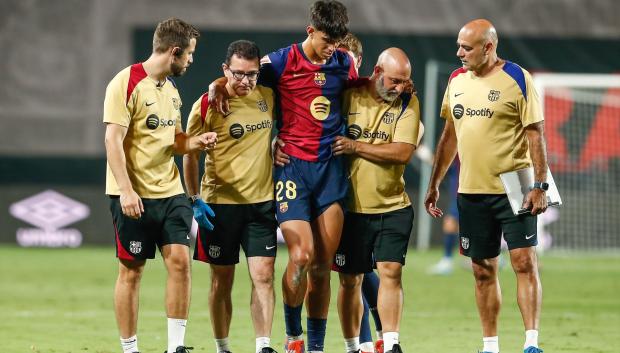 Bernal sufrió una grave lesión en un partido en Vallecas