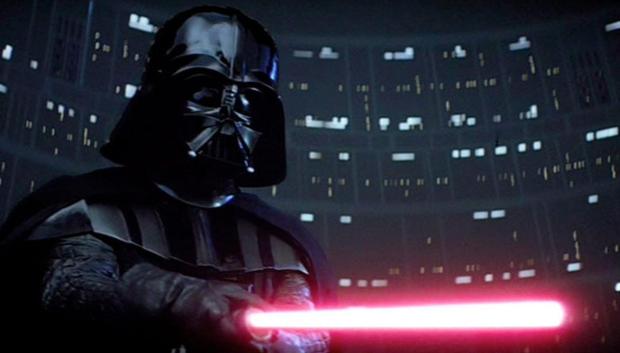 El sable láser de Darth Vader en Star Wars: El imperio contraataca (1980)