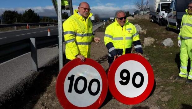 Hace años el Gobierno de Zapatero ya bajó los límites a 100 km/h, Pere Navarro en el cambio de señales
