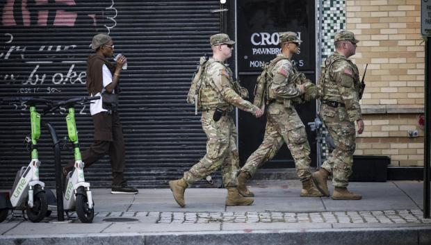 Tropas de la Guardia Nacional en Washington