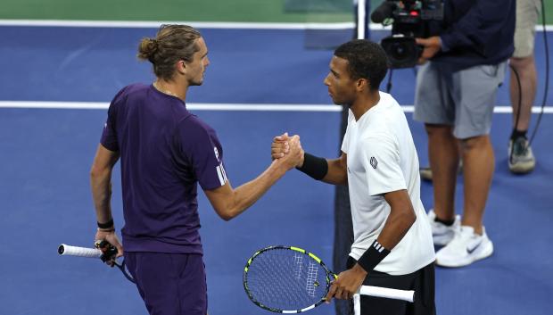 Alexander Zverev y Felix Auger-Aliassime