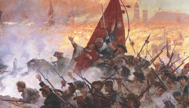 'L’Onze de Setembre del 1714', obra de Antoni Estruch (1907)