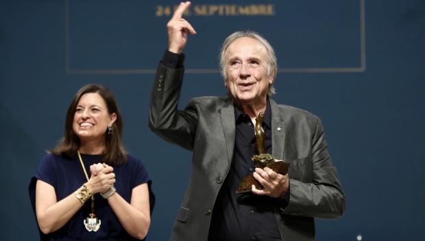 El cantautor y compositor Joan Manuel Serrat en San Fernando.