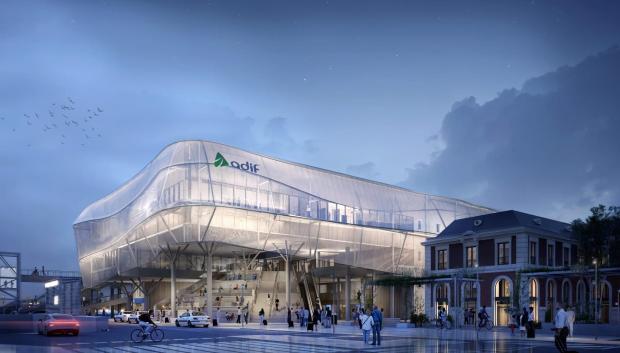 Imagen de la futura estación de tren de Valladolid Campo Grande