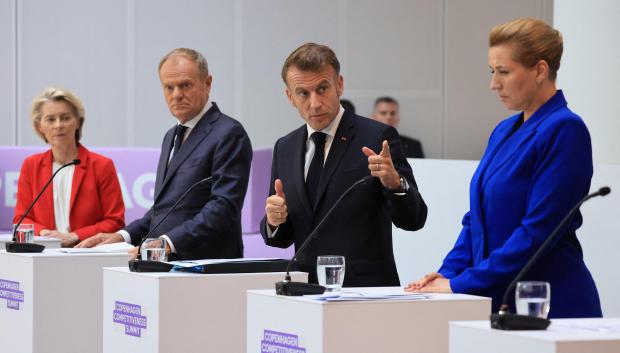 Von der Leyen, Tusk, Macron y Frederiksen este miércoles en Copenhague