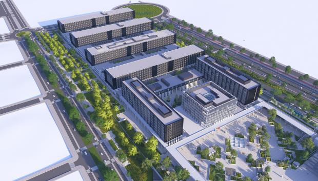 Renders de la Ciudad de la Justicia de Madrid