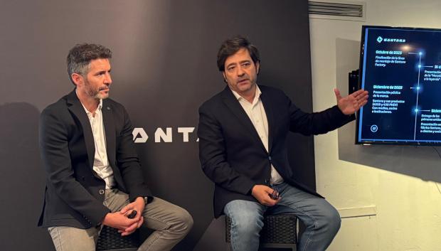 Eduardo Blanco a la izquierda y Enrique Lorenzana, responsables de la marca en España