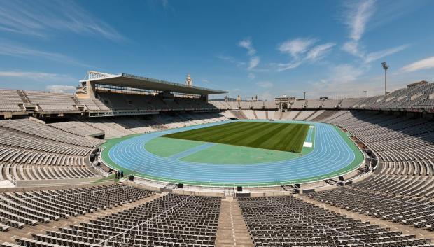 Vista del Estadio Olímpico Lluís Companys, en una imagen de archivo