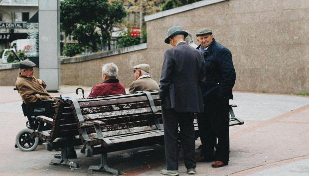 Un grupo de jubilados en Madrid, en una imagen de archivo