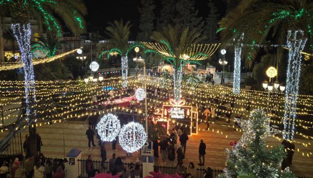 Alumbrado extraordinario de Navidad en Rute