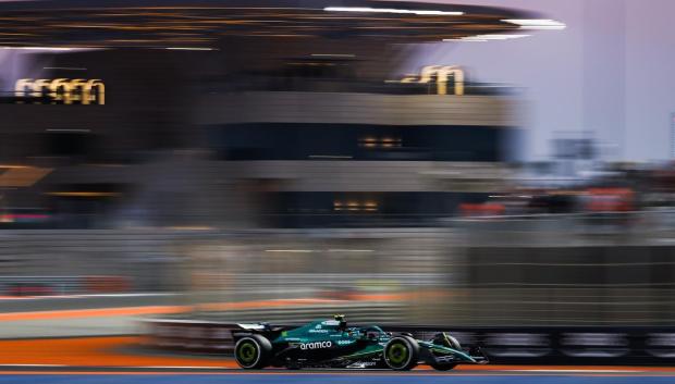 Fernando Alonso, durante el Gran Premio de Qatar