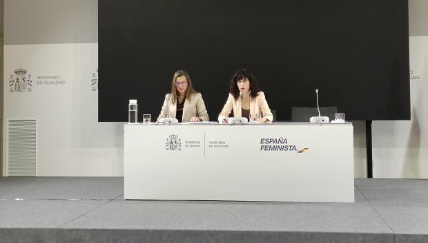 La ministra de Igualdad, Ana Redondo, y la delegada del Gobierno contra la Violencia de Género, Carmen Martínez Perza, presentan la Macro encuesta de Violencia contra la Mujer